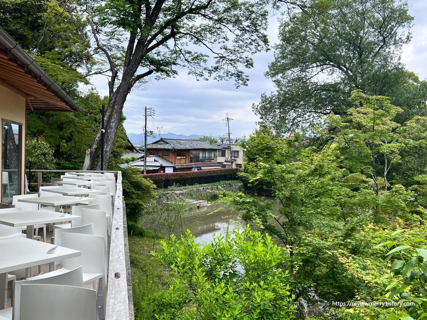 신사에서 바라본 풍경