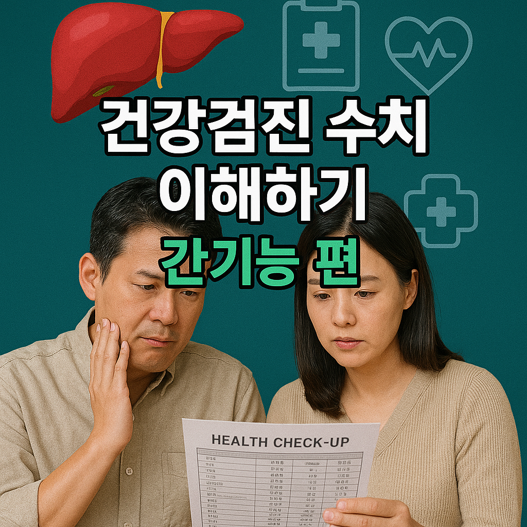 간기능에 대한 건강검진 수치 이해하기