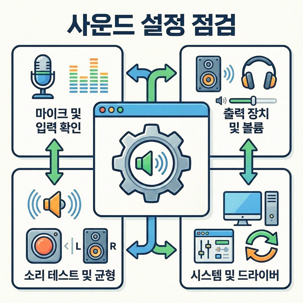 윈도우 스피커 볼륨 갑자기 작아졌을 때 이렇게 확인해보세요