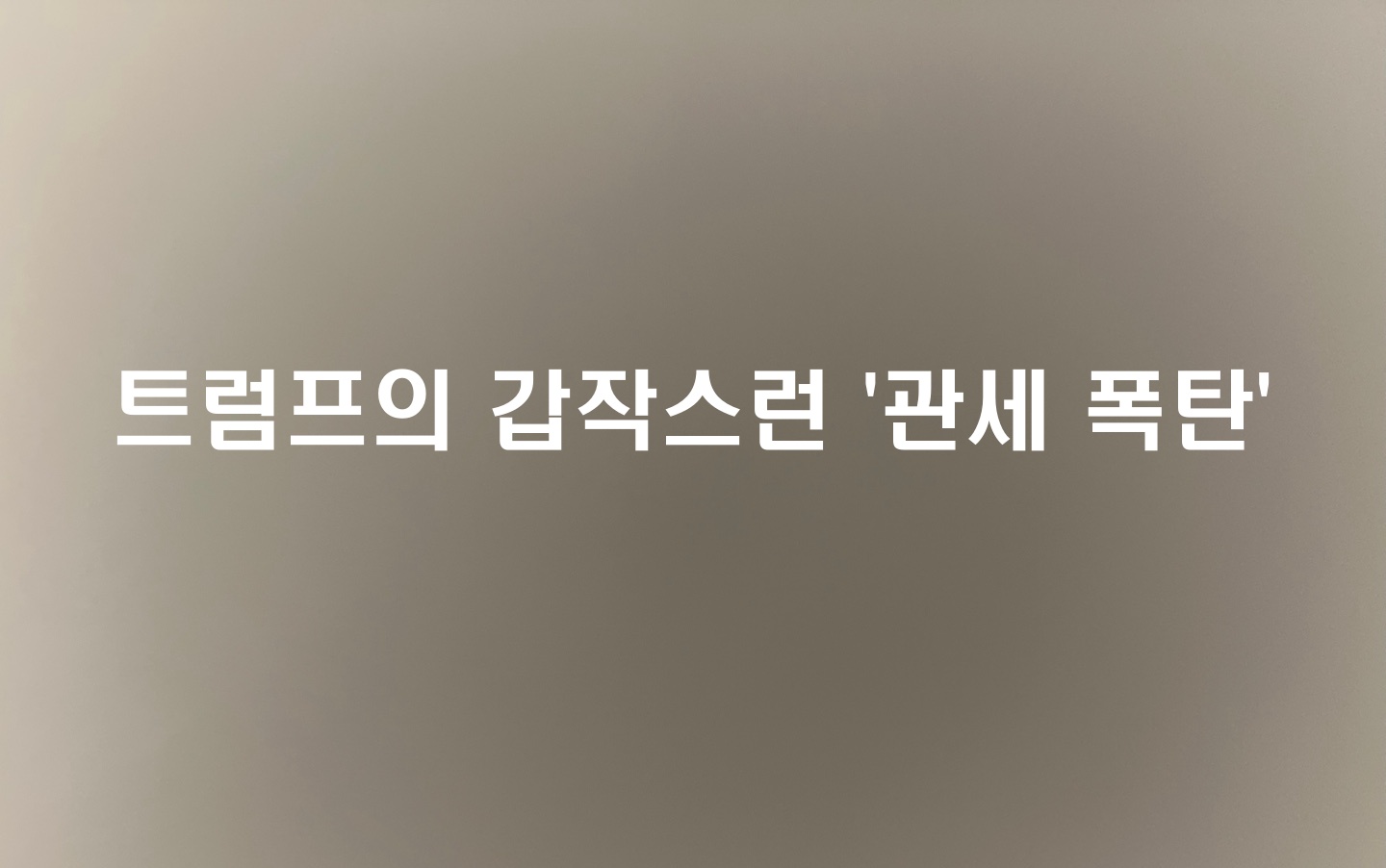 트럼프관세