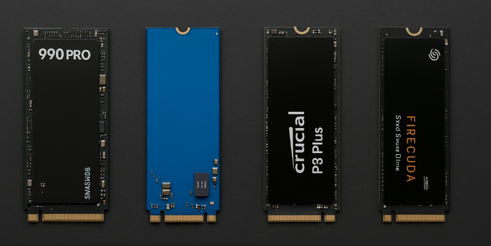 삼성 WD 마이크론 씨게이트 SSD 비교
