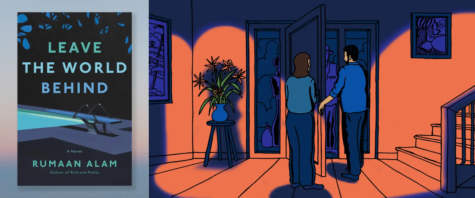 리브 더 월드 비하인드 소설책과 삽화