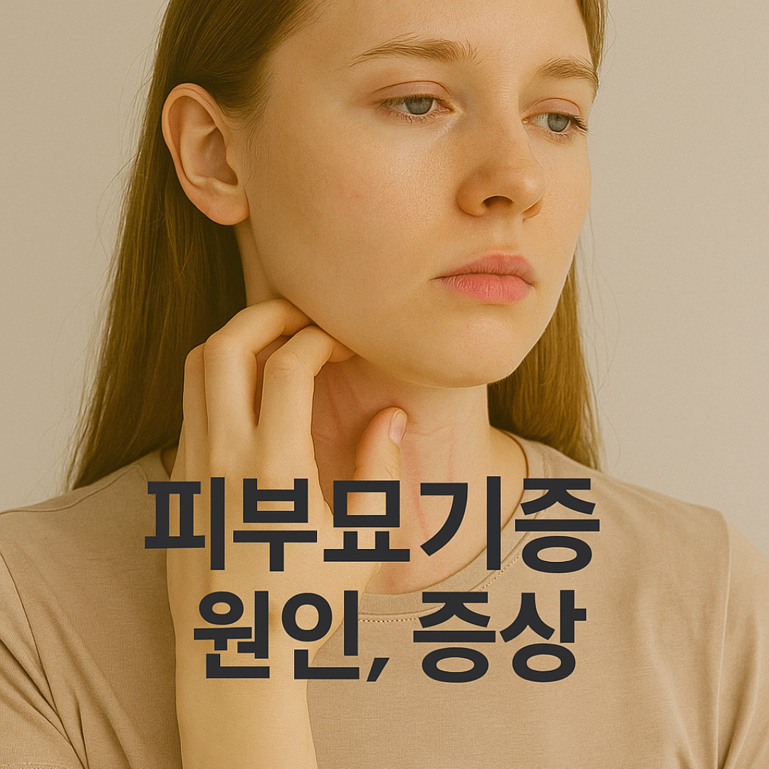 피부묘기증 원인, 피부 과민 반응에서 시작됩니다