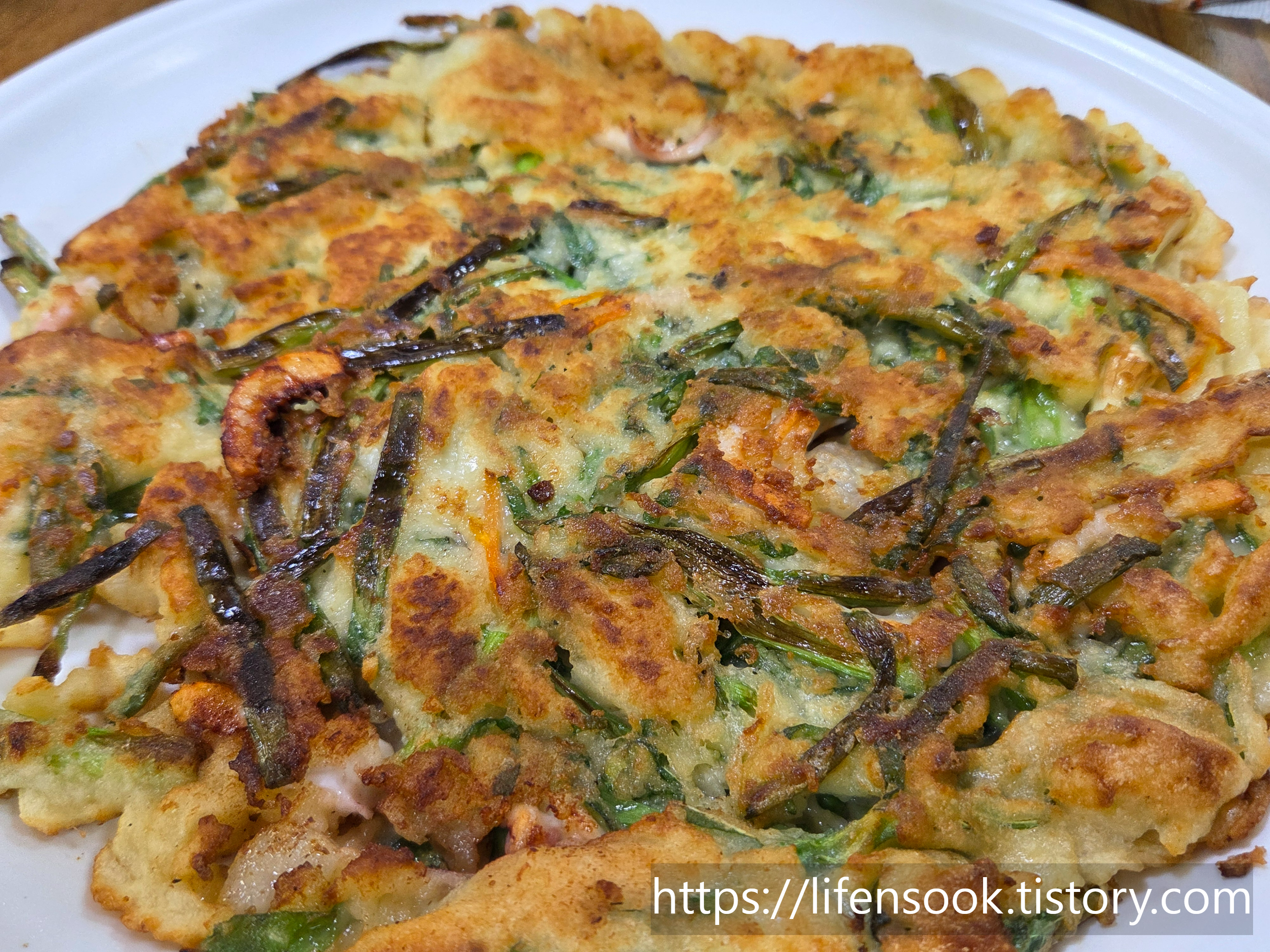 아구랑 감자옹심이 해물파전 1