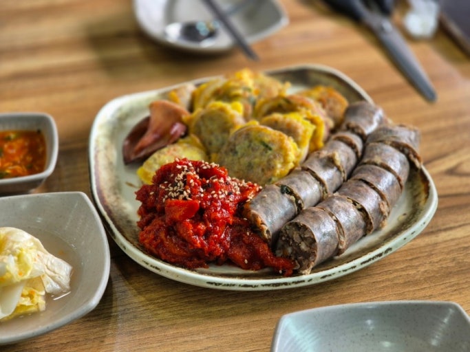 오징어순대와 아바이순대