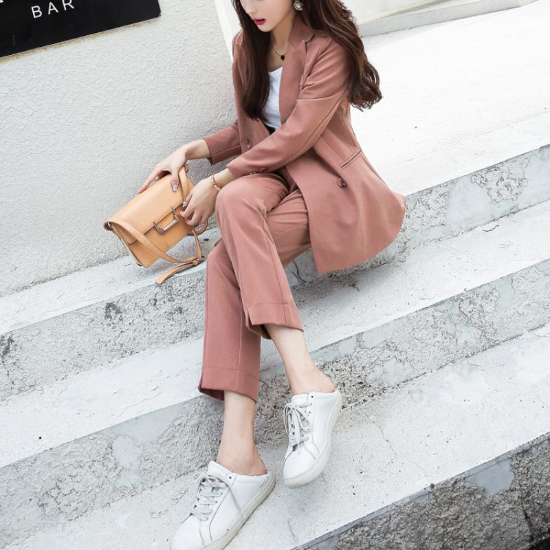 캐주얼 세미 오피스룩 자켓 슬랙스 세트 2컬러 T1530