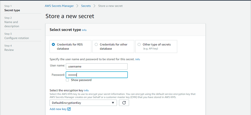 AWS Secret Manager