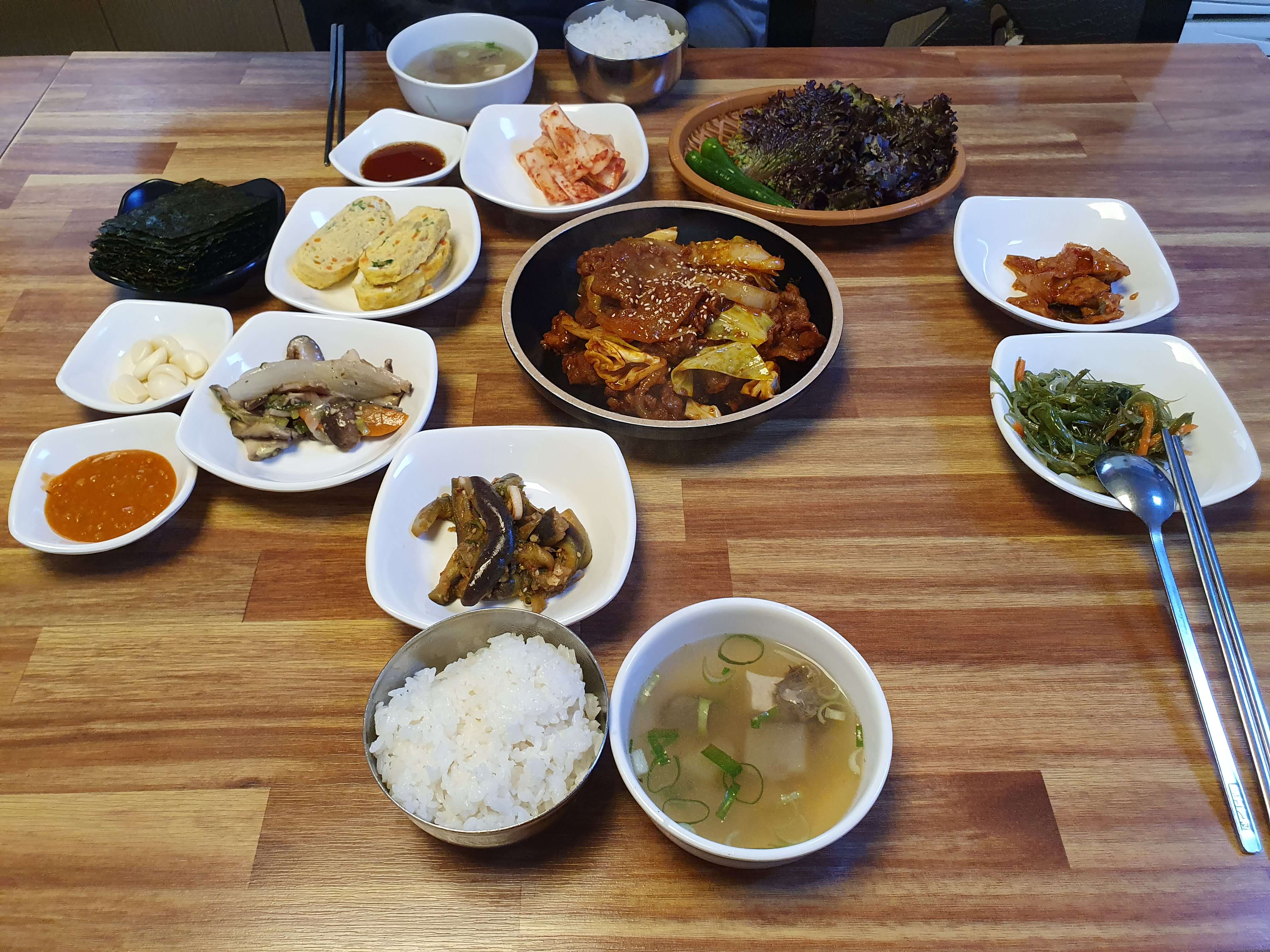 온천동(온천장) 맛집 평화식당-주문 메뉴(제육볶음-9,000원)