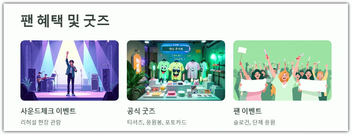 대성 콘서트 팬 혜택