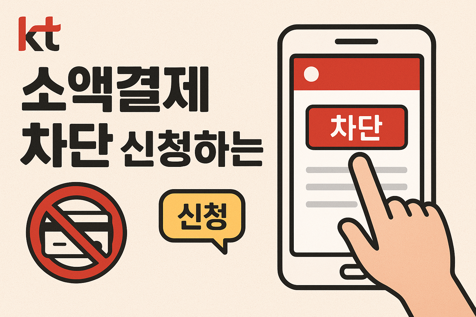KT 소액결제 차단 신청하는법