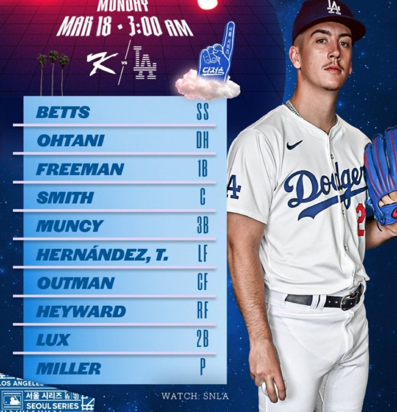 팀코리아 LA다저스 선발