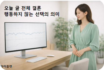 맞히는 판단보다 흐름을 유지하는 기준