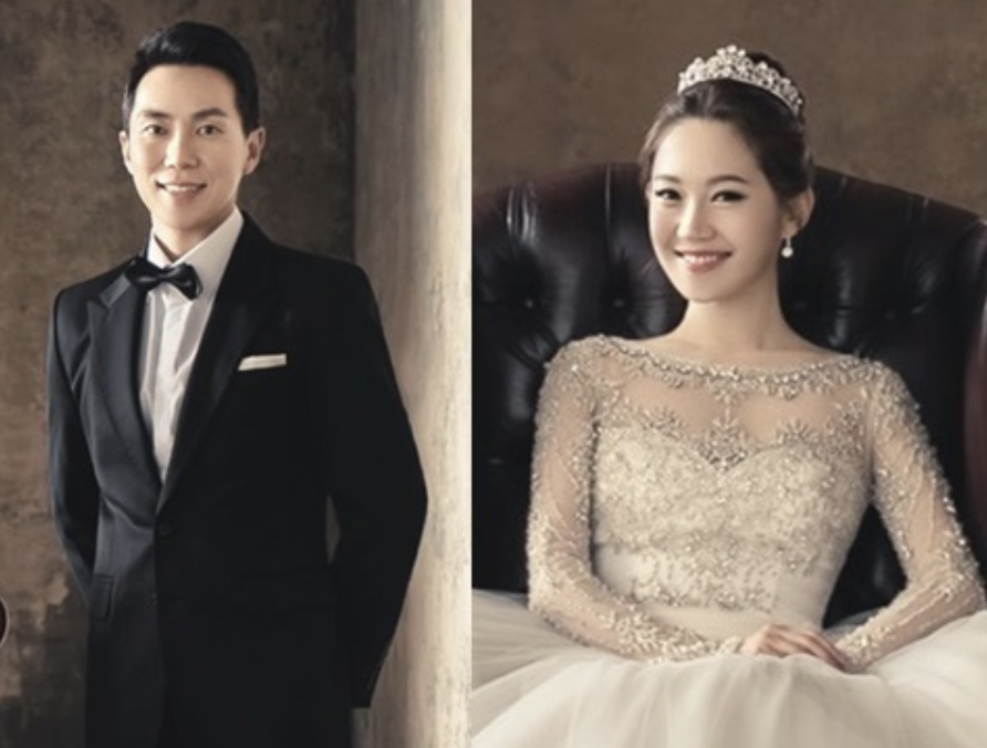 엄지인 웨딩사진 남편