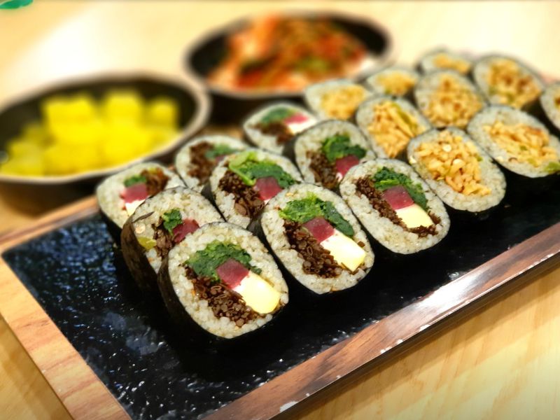 배말칼국수김밥