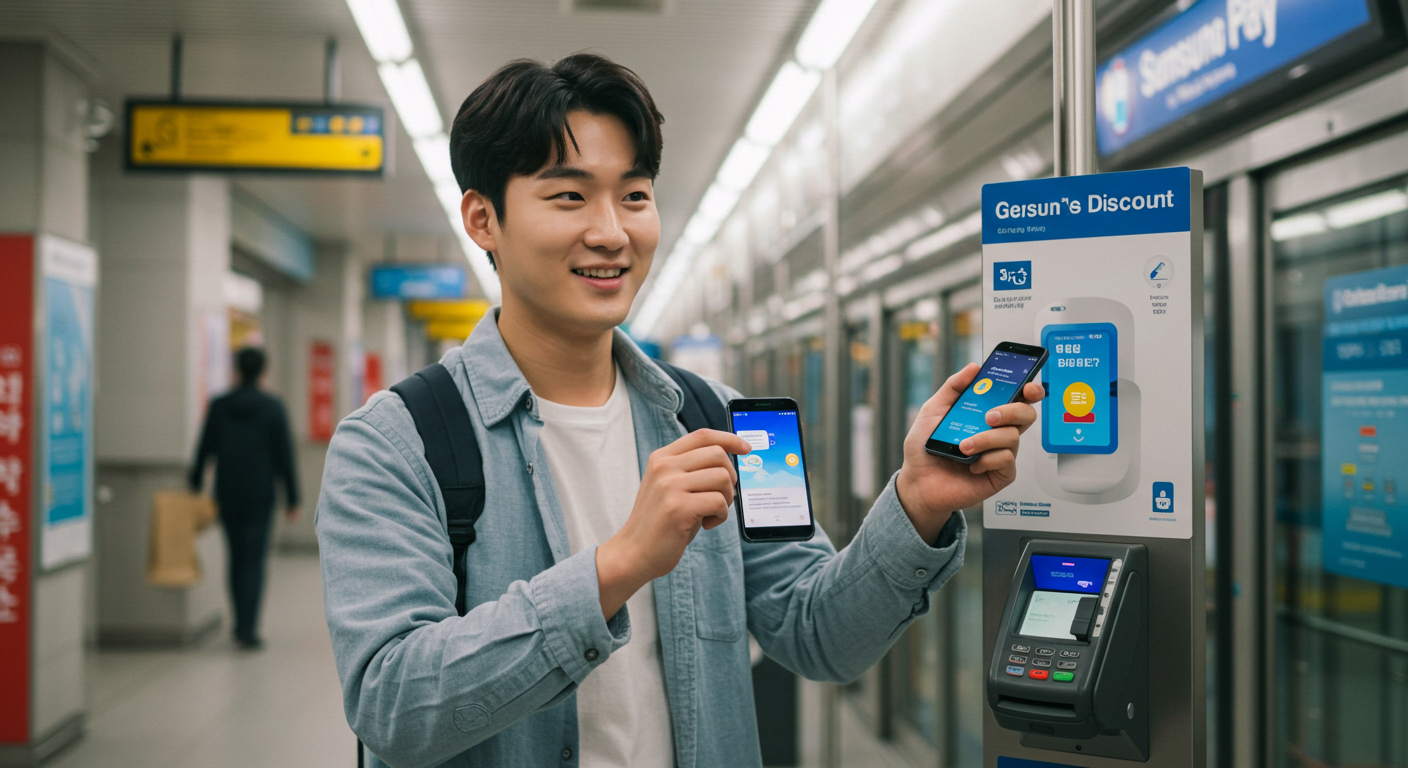 삼성페이 교통카드 등록법