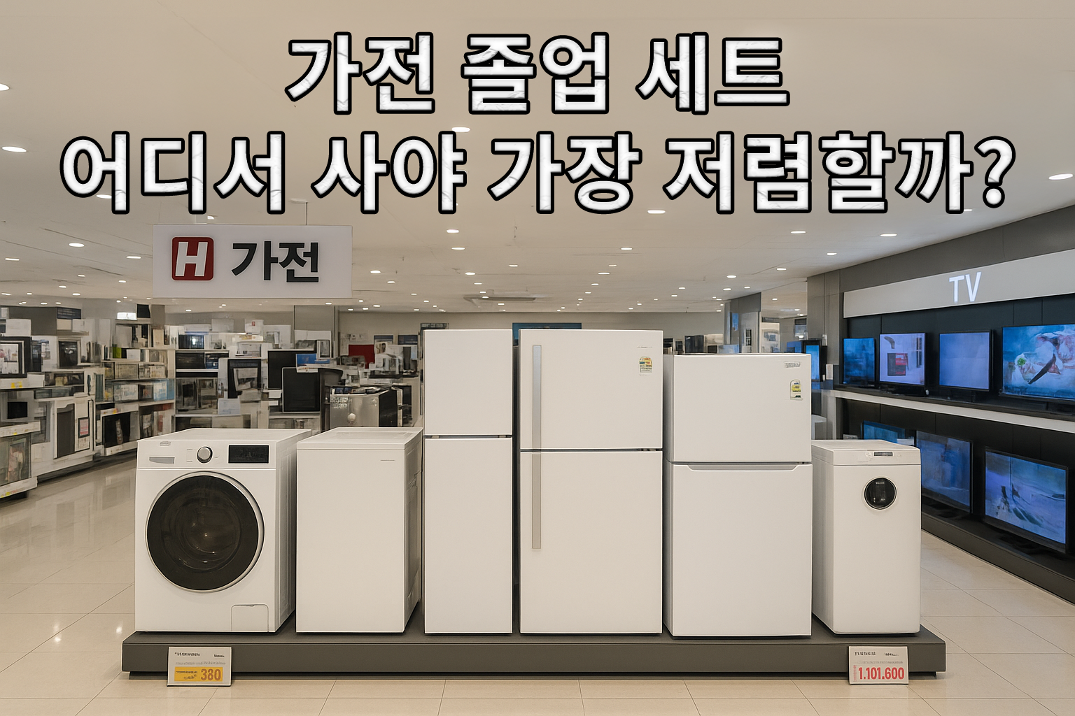 가전졸업 가전추천 신혼가전