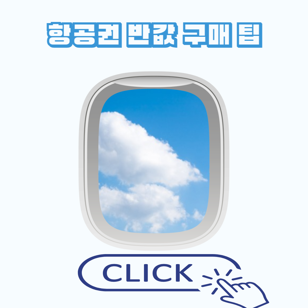 항공권 반값 구매 팁