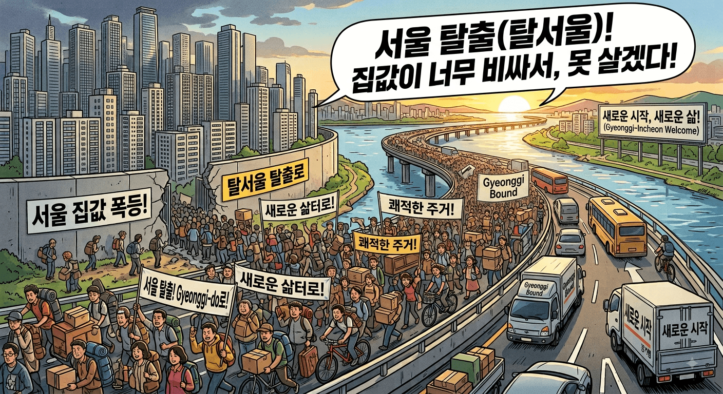 '신축 입주 가뭄'과 서울 거주자의 탈서울