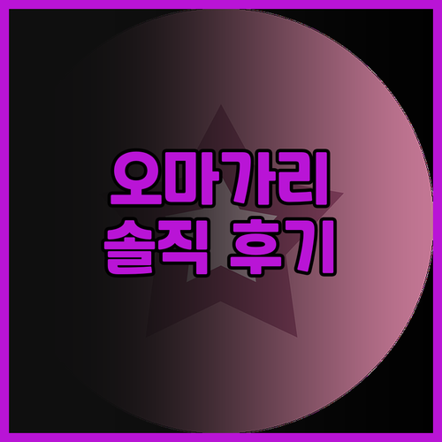 호텔 루트 인 오마가리 에키마에 솔직..