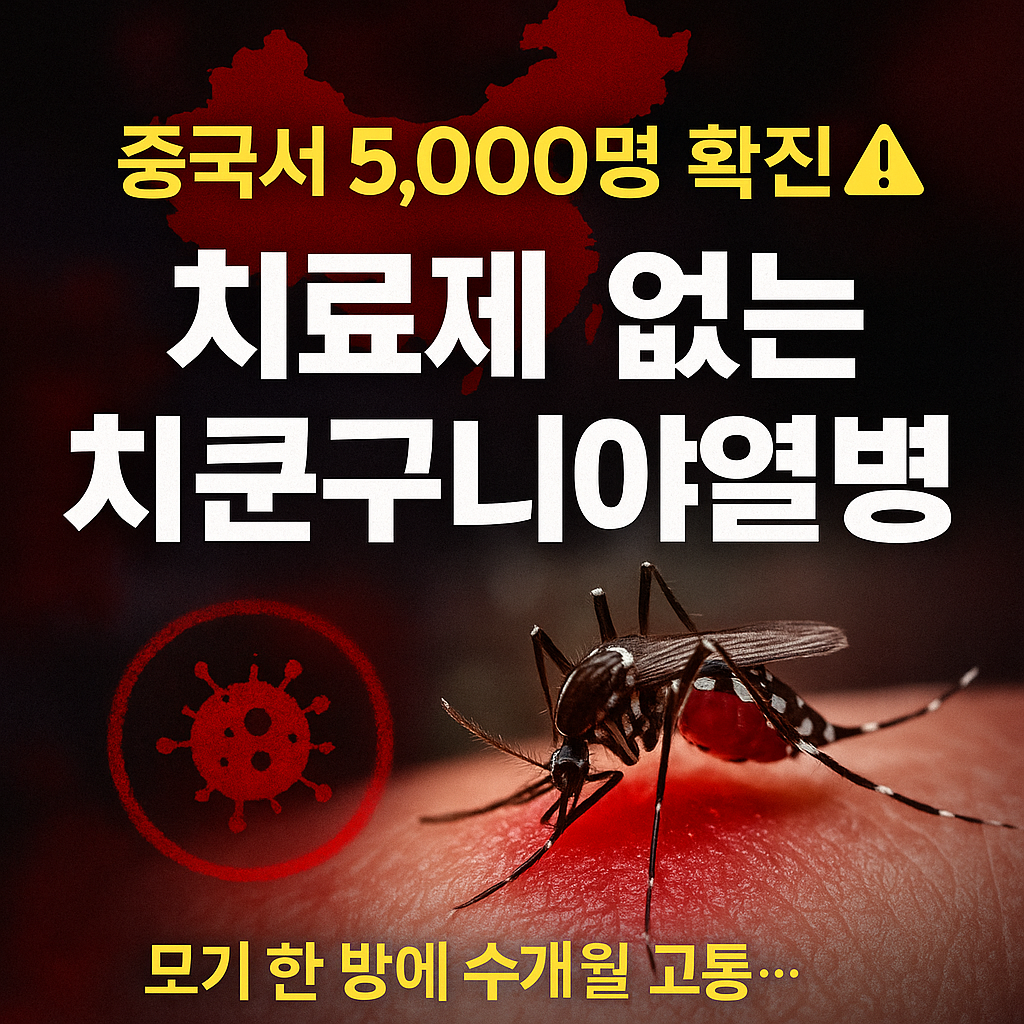 중국서 5천 명 확진!!'치쿤구니야열병'이라고 들어봤나요? 사진