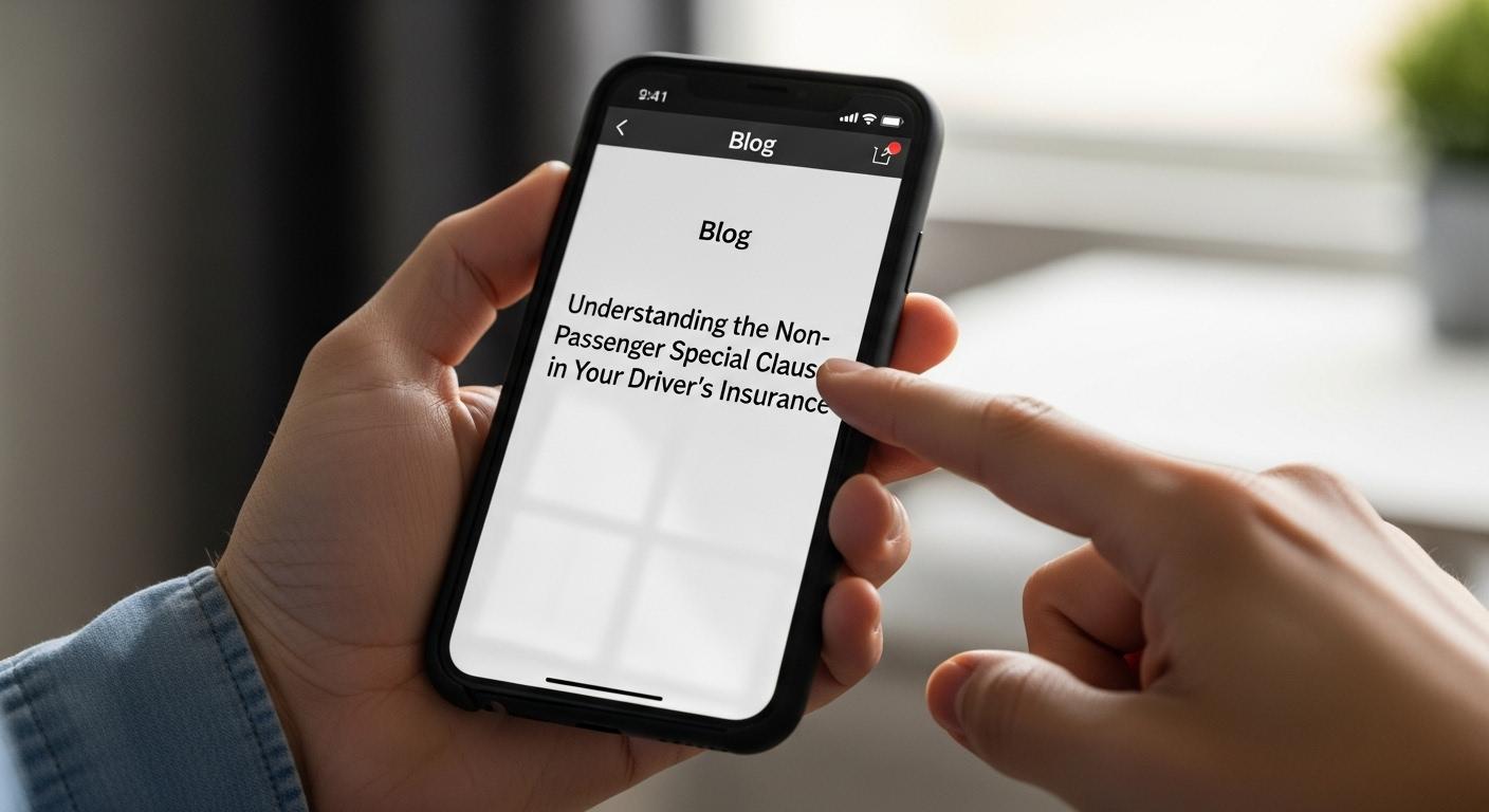 운전자보험 비탑승 특약