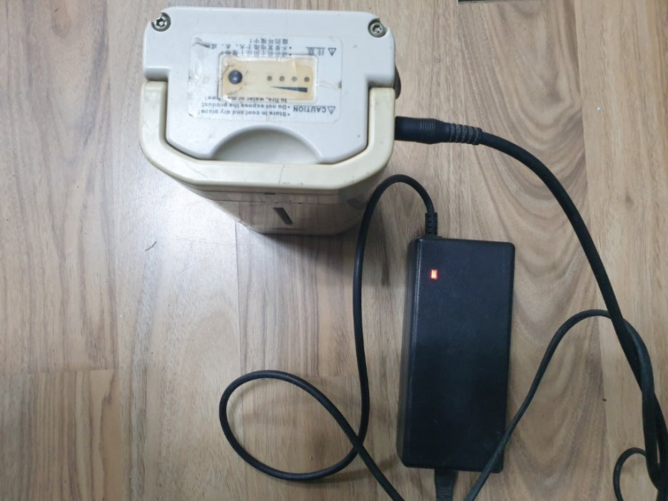 배터리 리필 후 충전 테스트