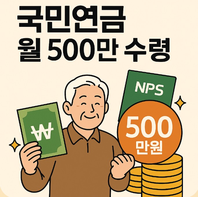 국민연금 수령 월 500만원