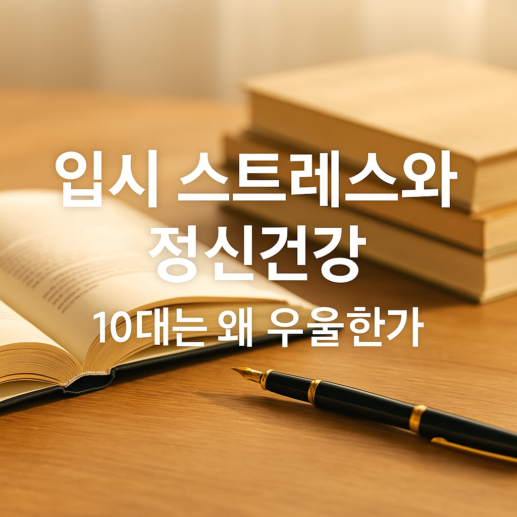 입시 스트레스와 정신 건강 : 10대의 마음을 지키는 길