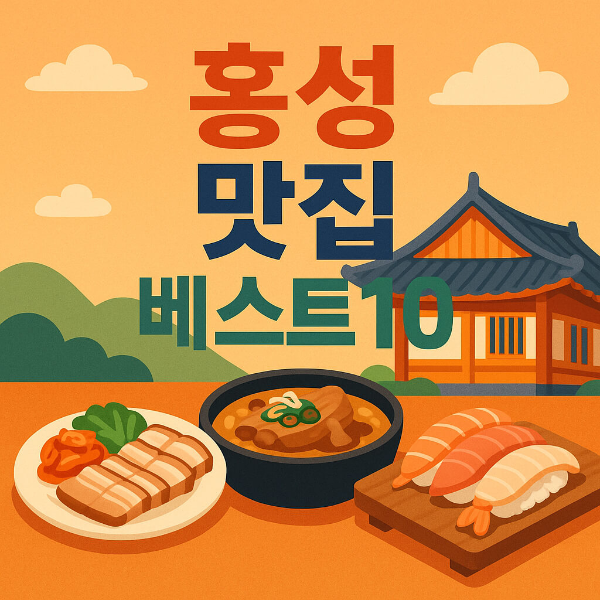 홍성 맛집 베스트10