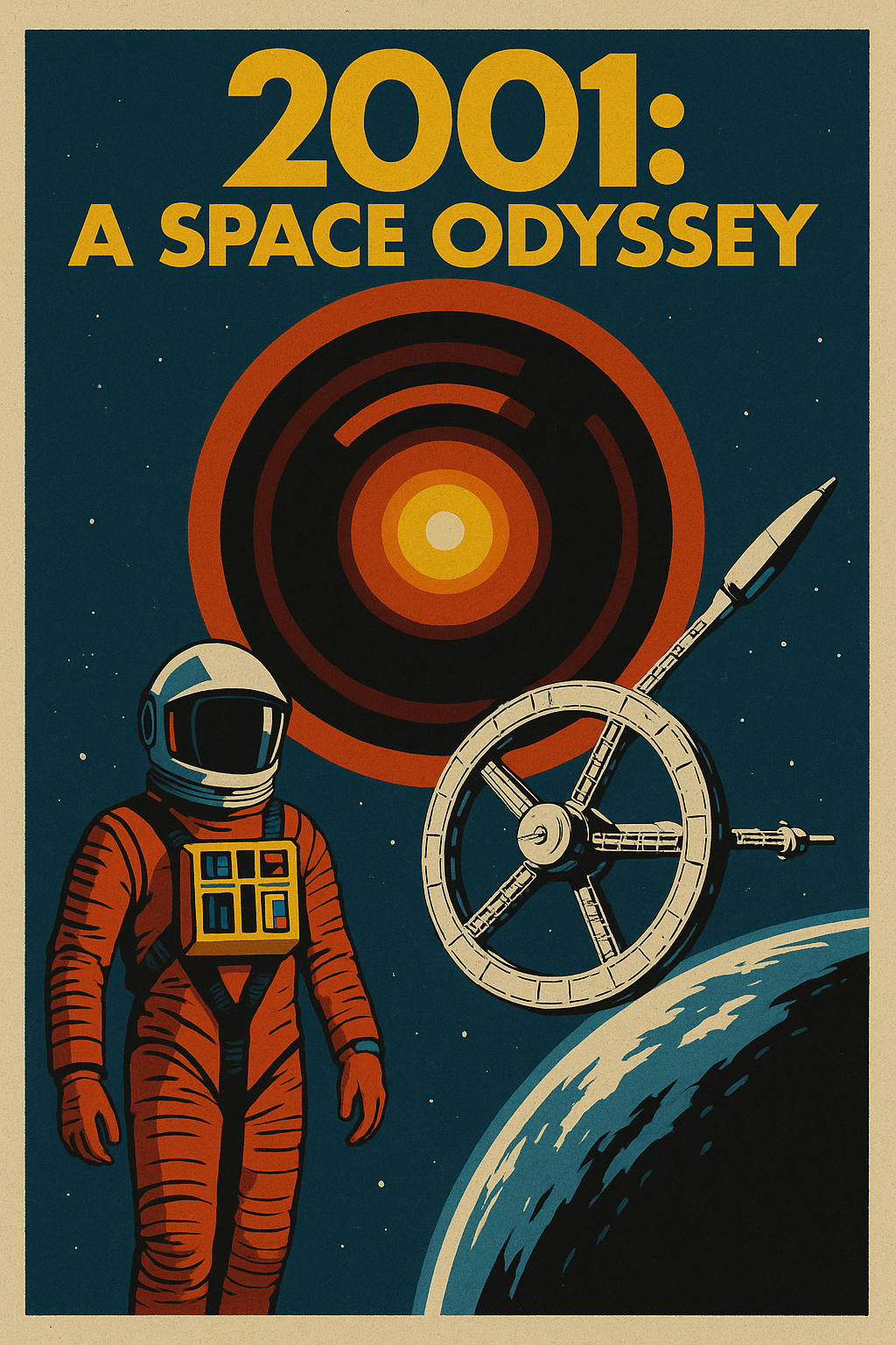 2001 스페이스 오디세이 영화포스터