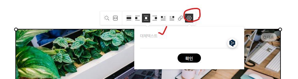대체텍스트 넣는 화면캡쳐