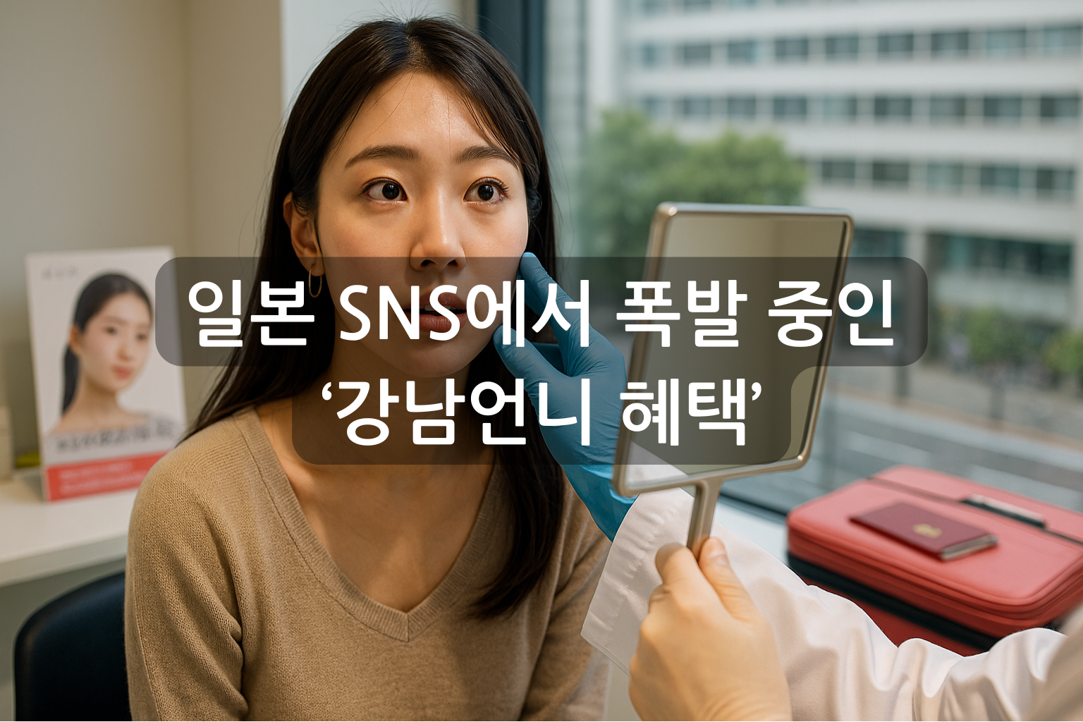 일본 SNS에서 폭발 중인 ‘강남언니 혜택’