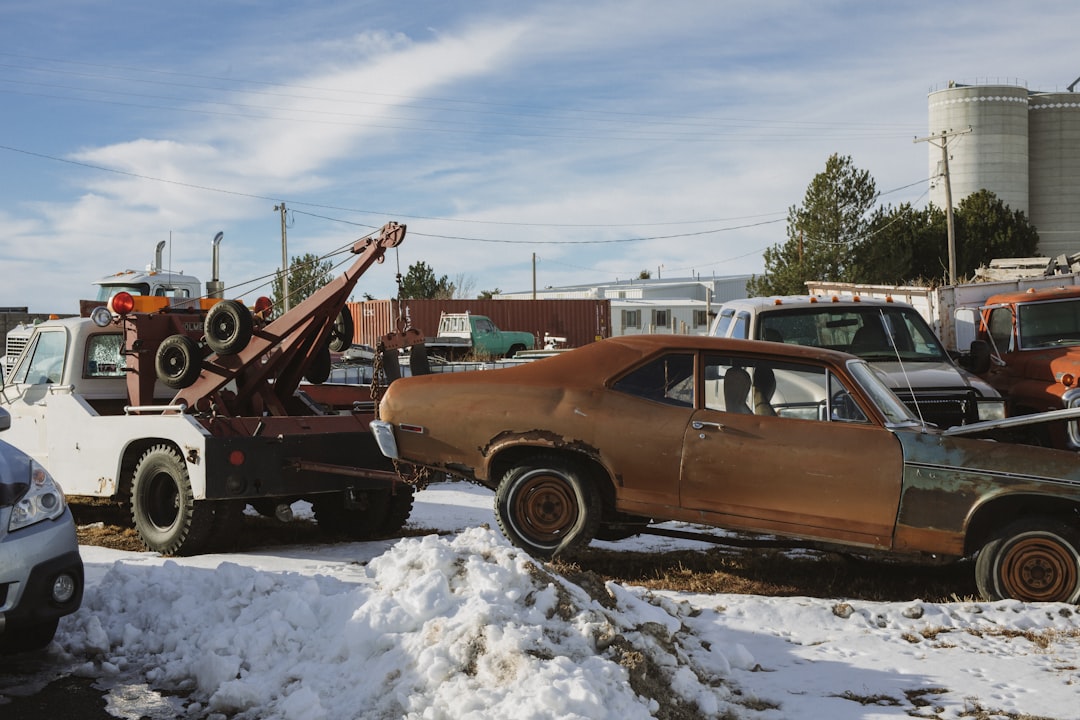 Tow truck.