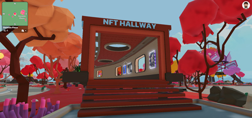 디센트럴랜드의-NFT-전시장