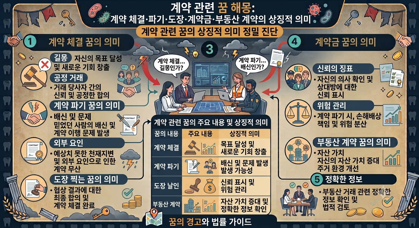 계약서에 관한 꿈