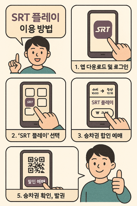 SRT 플레이 이용 방법