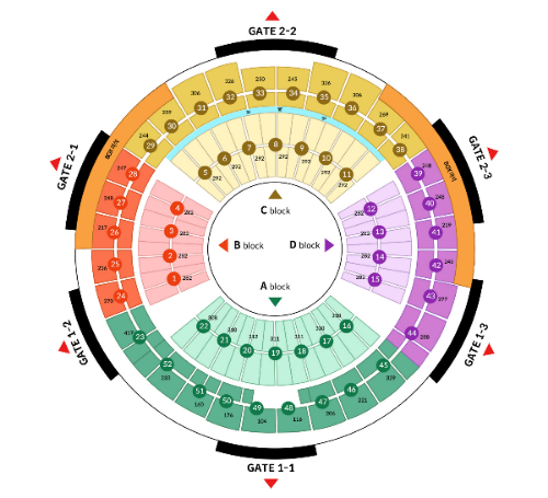 올림픽 체조경기장- 티켓-팜플렛