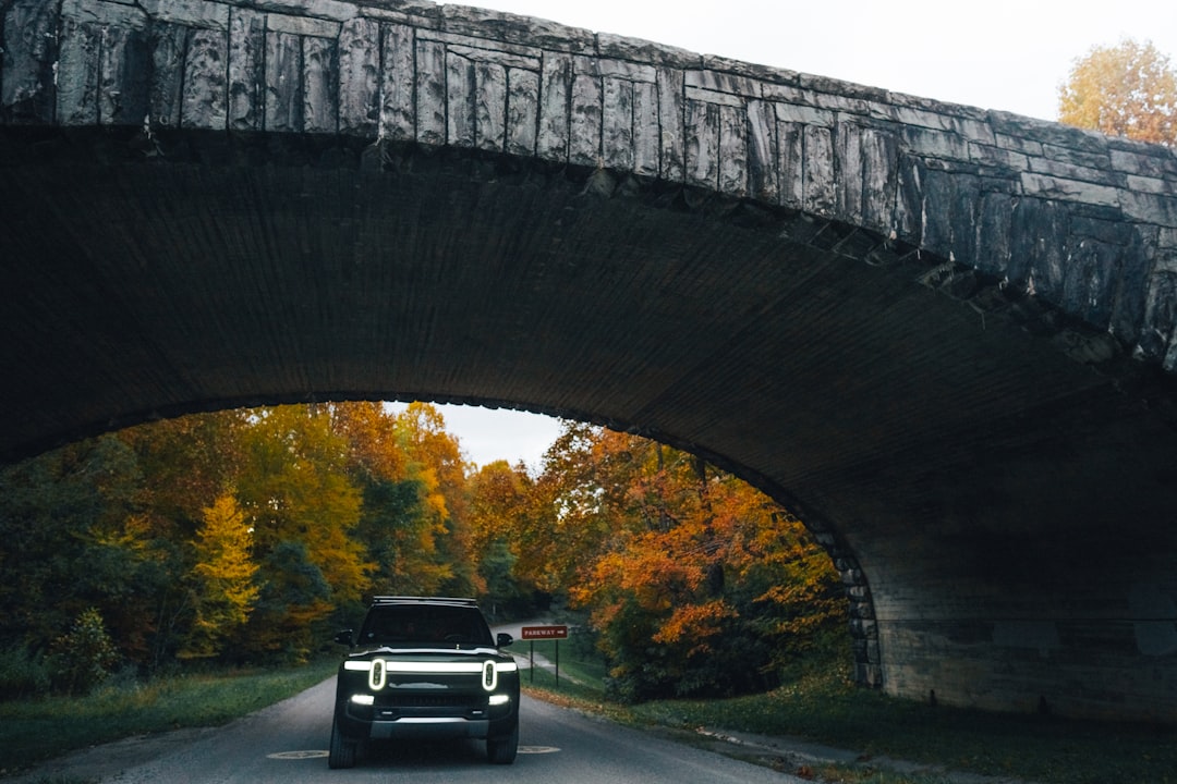Electric truck.