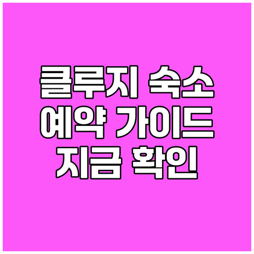 클루지 나포카 숙소 예약 가이드 완벽