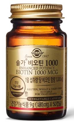 솔가 비오틴 1000&#44; 50정&#44; 1개