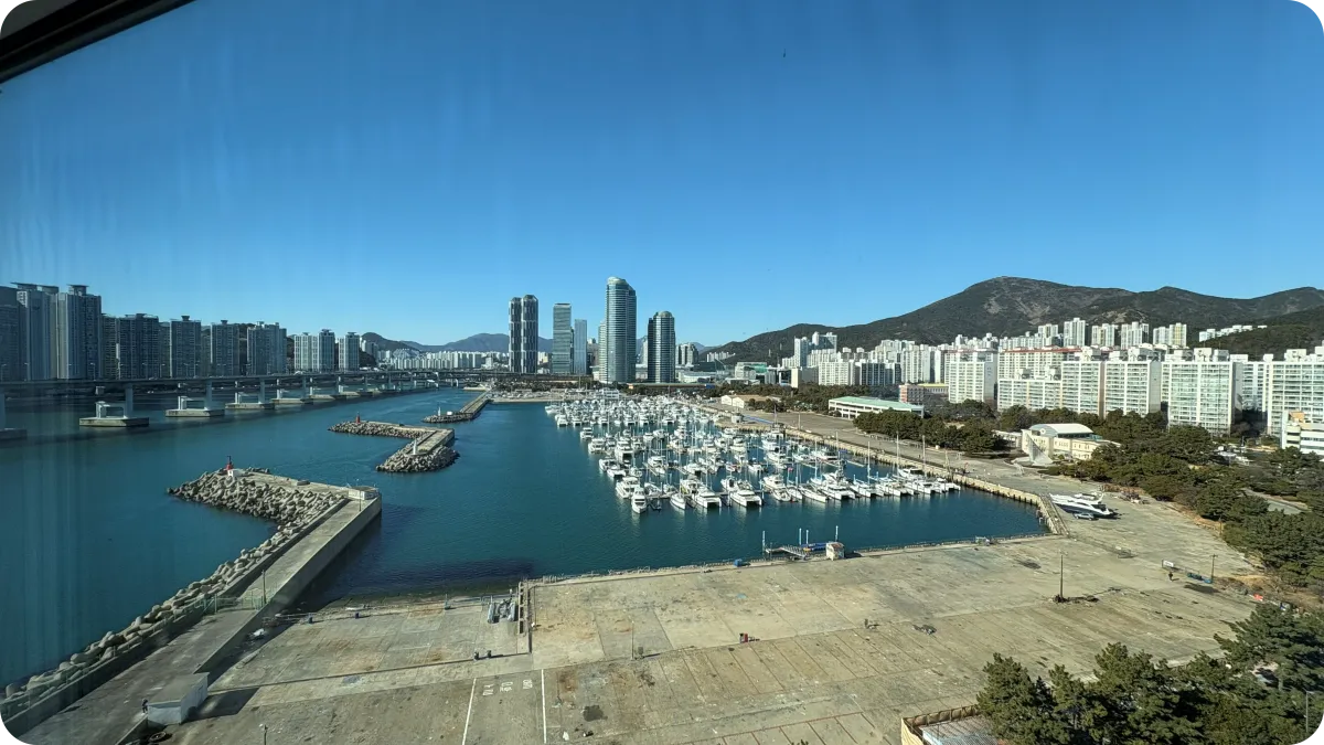 요트선착장 전경