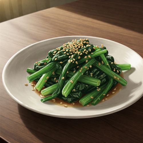시금치나물