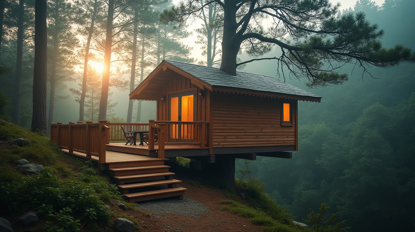 수락휴 트리하우스 예약