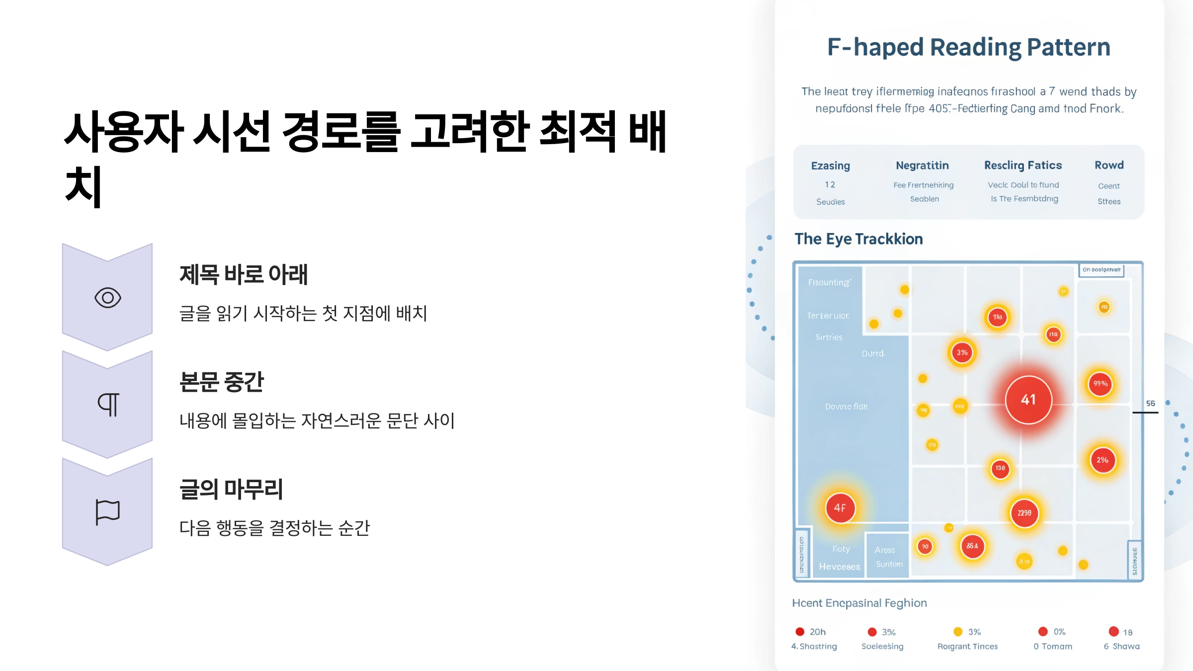 사용자 시선 경로를 고려한 최적의 광고 배치 위치