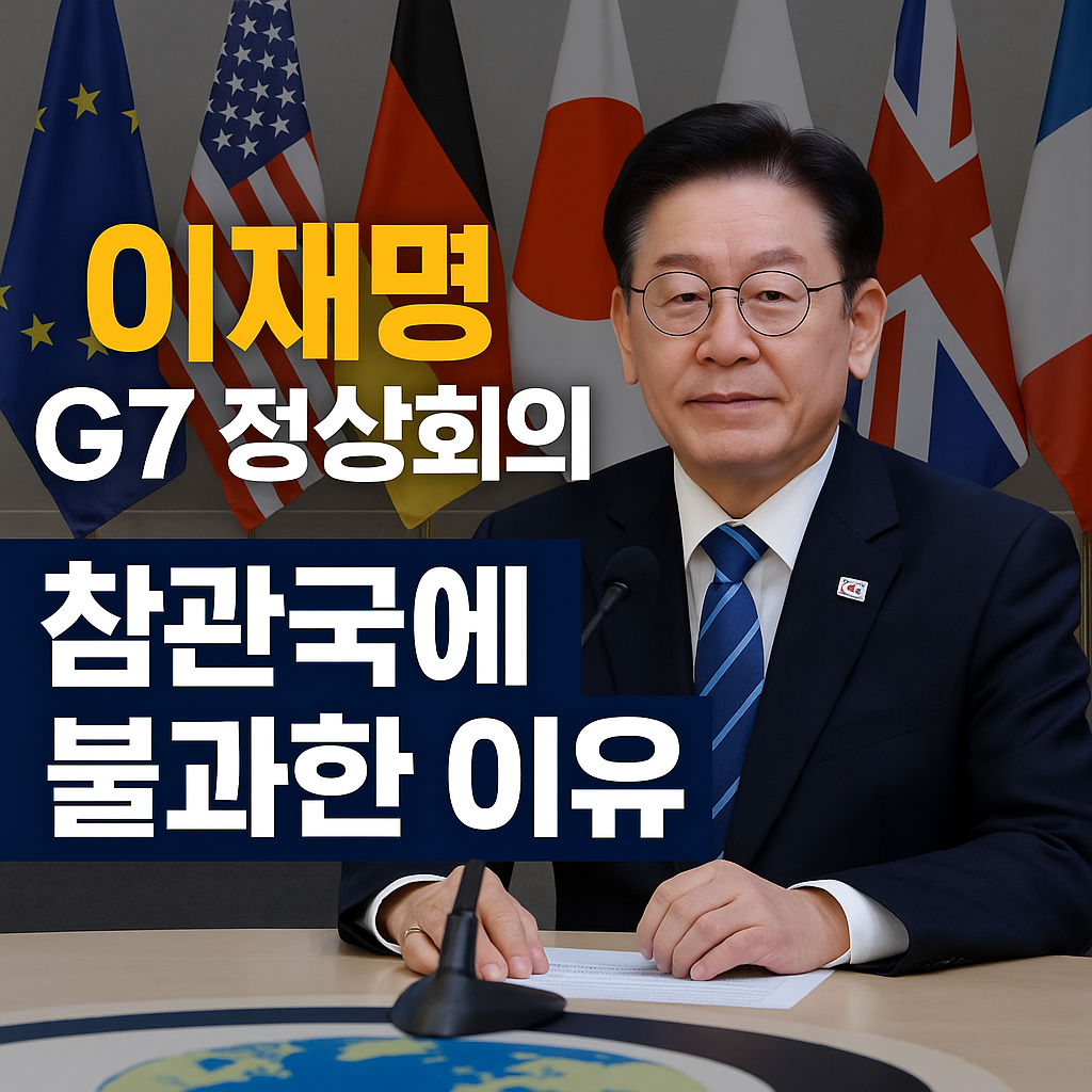이재명 대통령 G7 국가 정상회의 참관국 총정리 ✅