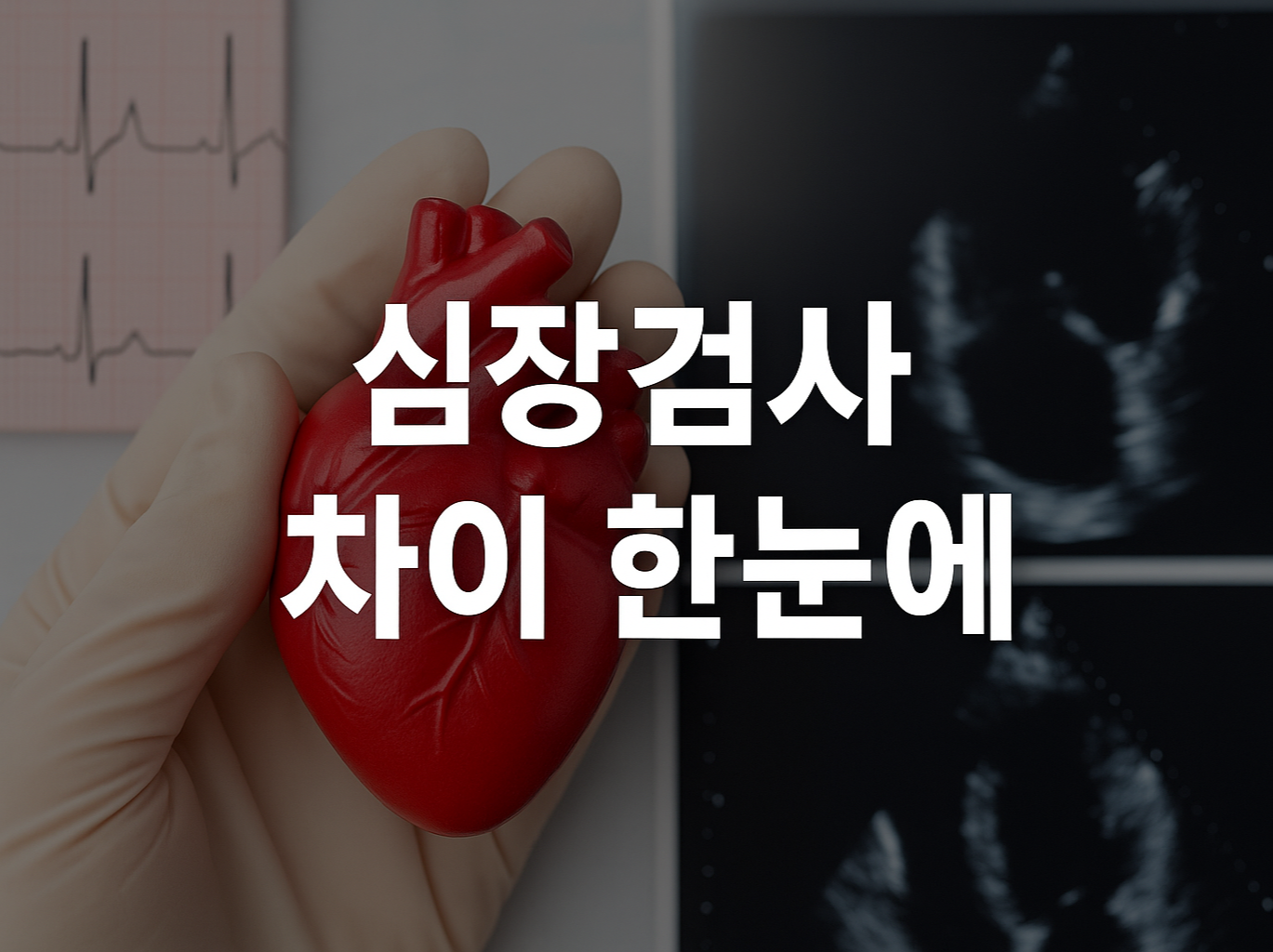 심장검사 종류별 차이 한눈에 보기