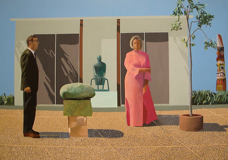 David Hockney English, born 1937 American Collectors (Fred and Marcia Weisman), 1968