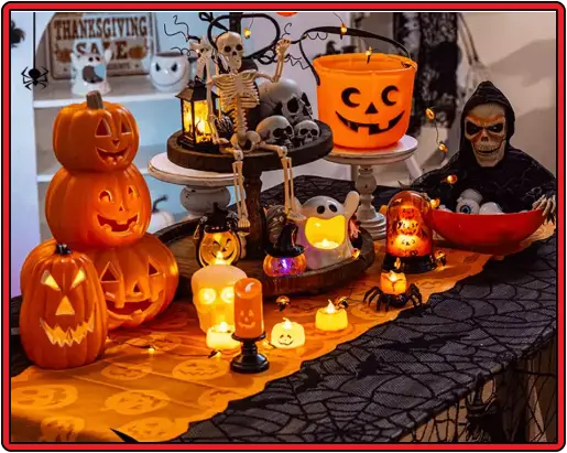 할로윈데이-장식용품-LED-랜턴