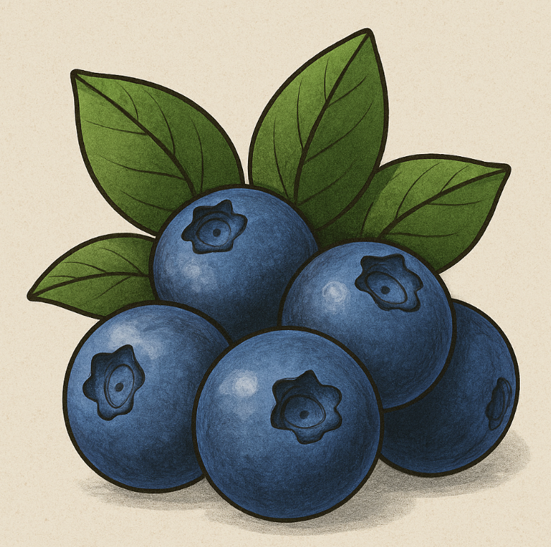 블루베리 (폴리페놀, 안토시아닌, 항산화 원리)