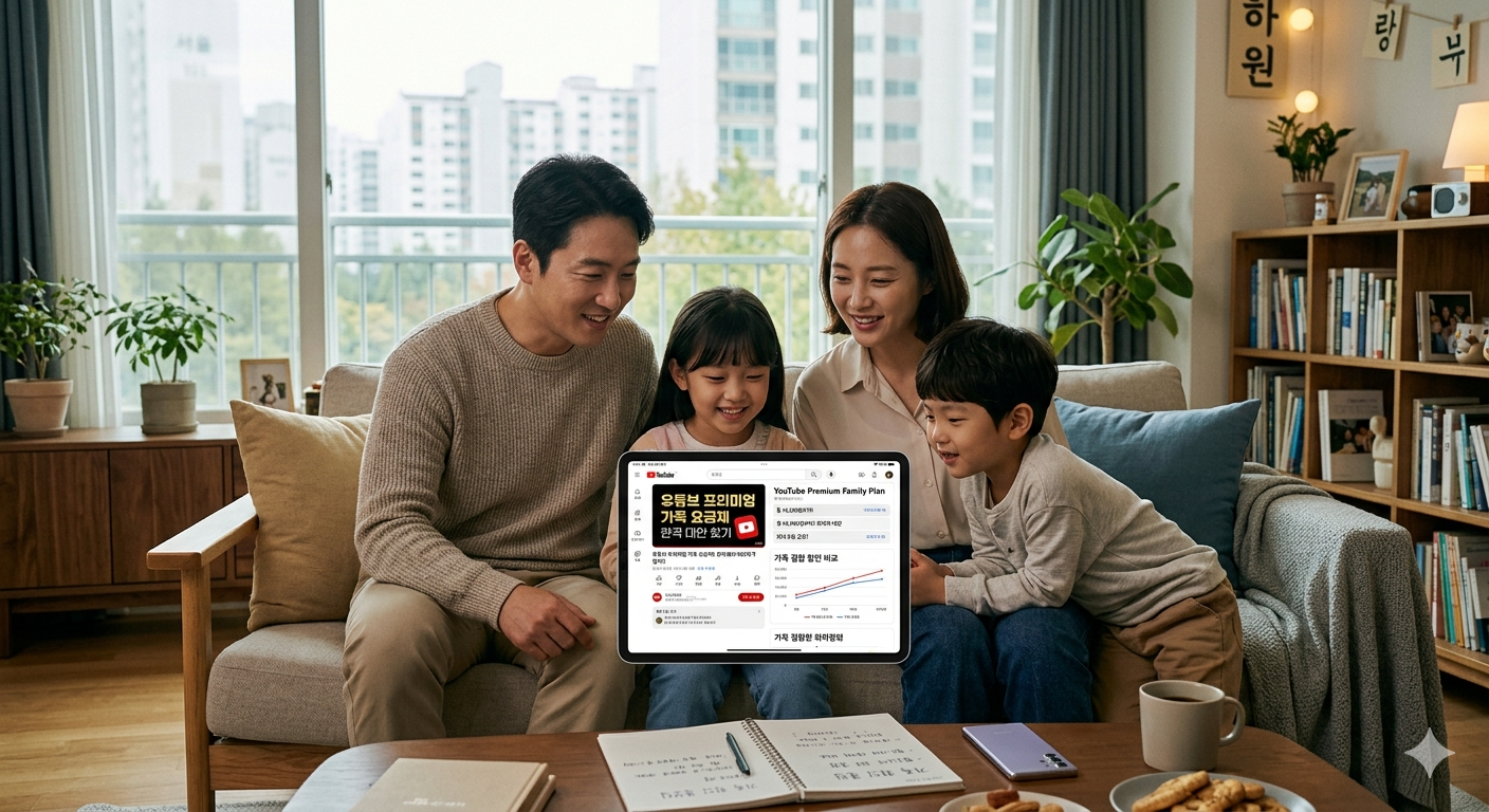 유튜브 프리미엄 가족 요금제 한국 미출시 이유와 결합 할인 대안 총정리